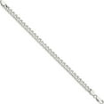 thumbnail image 2 of Sterling Silver 7mm Curb Chain (8 X 7) Made In Italy qcb180-8, 2 of 5