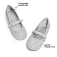thumbnail image 3 of Zapatos DREAM PAIRS Serena Bailarinas Mary Jane para Niñas Pequeñas Plata, 3 of 8