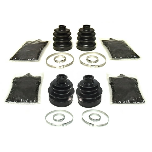 CV Boot Set for Bombardier Outlander 330 400 2003-2005, Front, Inner & Outer, Quality Grease