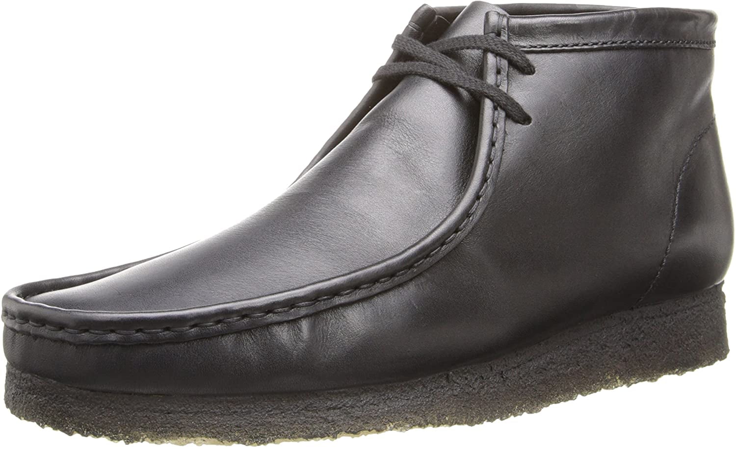 clarks wallabee black suede mens boots