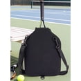 thumbnail image 6 of Deago Tennis Bag, Tennis Sling Backpack Crossbody Water Resistant for Men Women, Compatible for Pickleball Badminton Rackets (Pink), 6 of 9