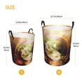 thumbnail image 3 of Lsque Yin Yang 1 Pattern Laundry Hamper Basket, Tall Woven Rope Hamper Basket for Clothes, Lightweight Storage Basket, Collapsible Waterproof-Medium, 3 of 6