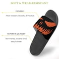 thumbnail image 3 of GZHJMY Stylish Slides for Women Men, Pumpkins Faces Silhouettes Soft Flexible Slip-on Sandals Slippers, 3 of 7