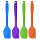thumbnail image 1 of Silicona Espátula Calor Resistente Sin-Rayones Cocina Goma Torneros Anti-adherente Espátula para Cocinar Hornear y Mezclar Naranja, azul, púrpura, verde 4 piezas, 1 of 7