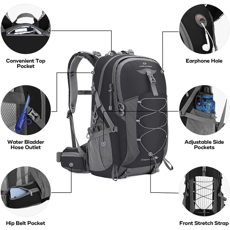 Maelstrom Hiking Backpack, Camping Backpack, 40L/50L Waterproof Hiking Daypack Amazon.com : Maelstrom Hiking Backpack,Camping Backpack,50L  main image 4