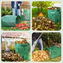 Large Garden Leaf Bag | 53 Gallon Capacity Corrosion Resistant Eco-Friendly Storage Bag | Heavy Duty PE Material for Yard Waste Weeds & Debris | Includes 1 Bag