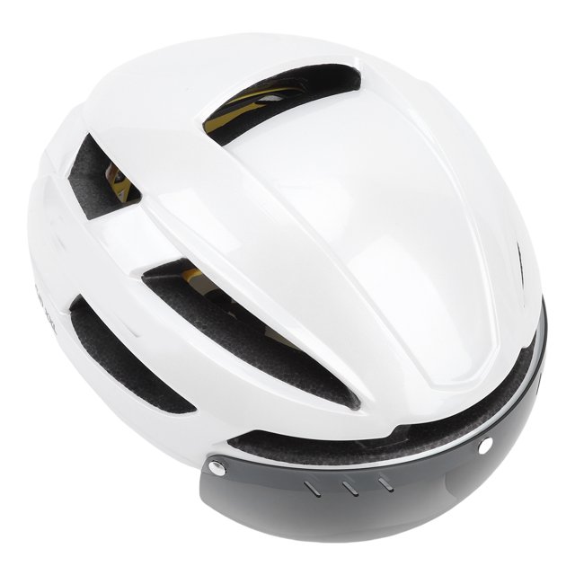 Cycling Helmet LED Light Goggles Adjustable Safety Helmet for Mountain Road Bike