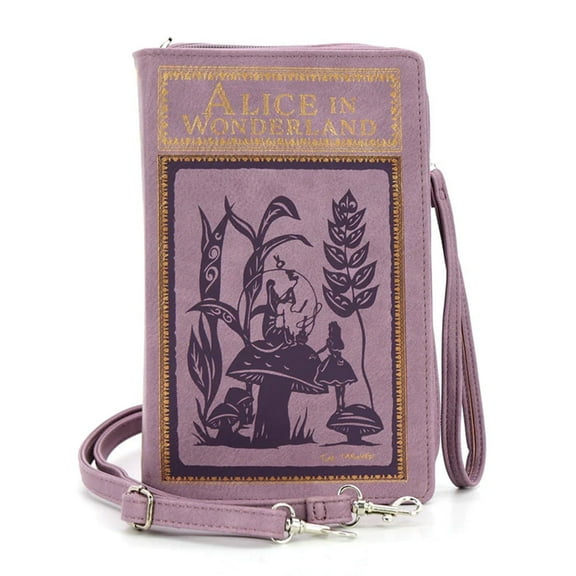 comeco Alice in Wonderland Book Clutch Bag