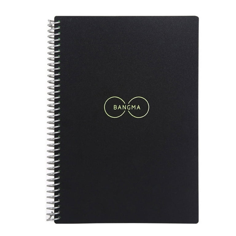 Reusable Spiral Notebook Rewritable Waterproof Sheets Personal