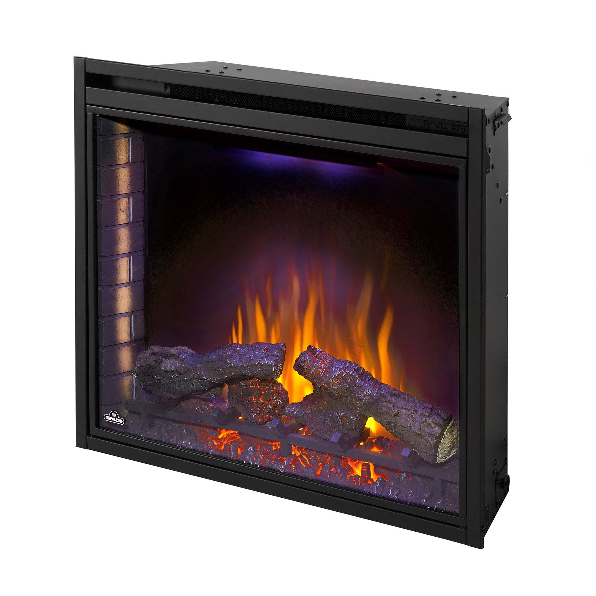 Ascent 33 9000 BTU Home Living Room Built In Electric Fireplace Insert  Heater - Walmart.com