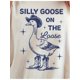 thumbnail image 2 of Camiseta De Verano Con Cuello Redondo Para Mujer, Camisetas De Verano Para Ir De Compras En La PlayaSilly Goose Graphic Retro Casual Women's T-Shirt - White Short Sleeve Crew Neck with Fun Print, Li, 2 of 7