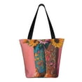 thumbnail image 3 of Fotbe Cowboy Boots With Flowers Pattern Beach Tote,Shoulder Handbag,Spacious Tote Bag,Lightweight Travel Bag,Versatile Shopping Bag, 3 of 9