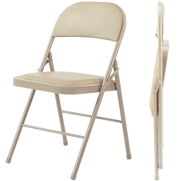 JOINSUN 4 Pcs Plastic Folding Chair Portable for Indoor and Outdoor Use
