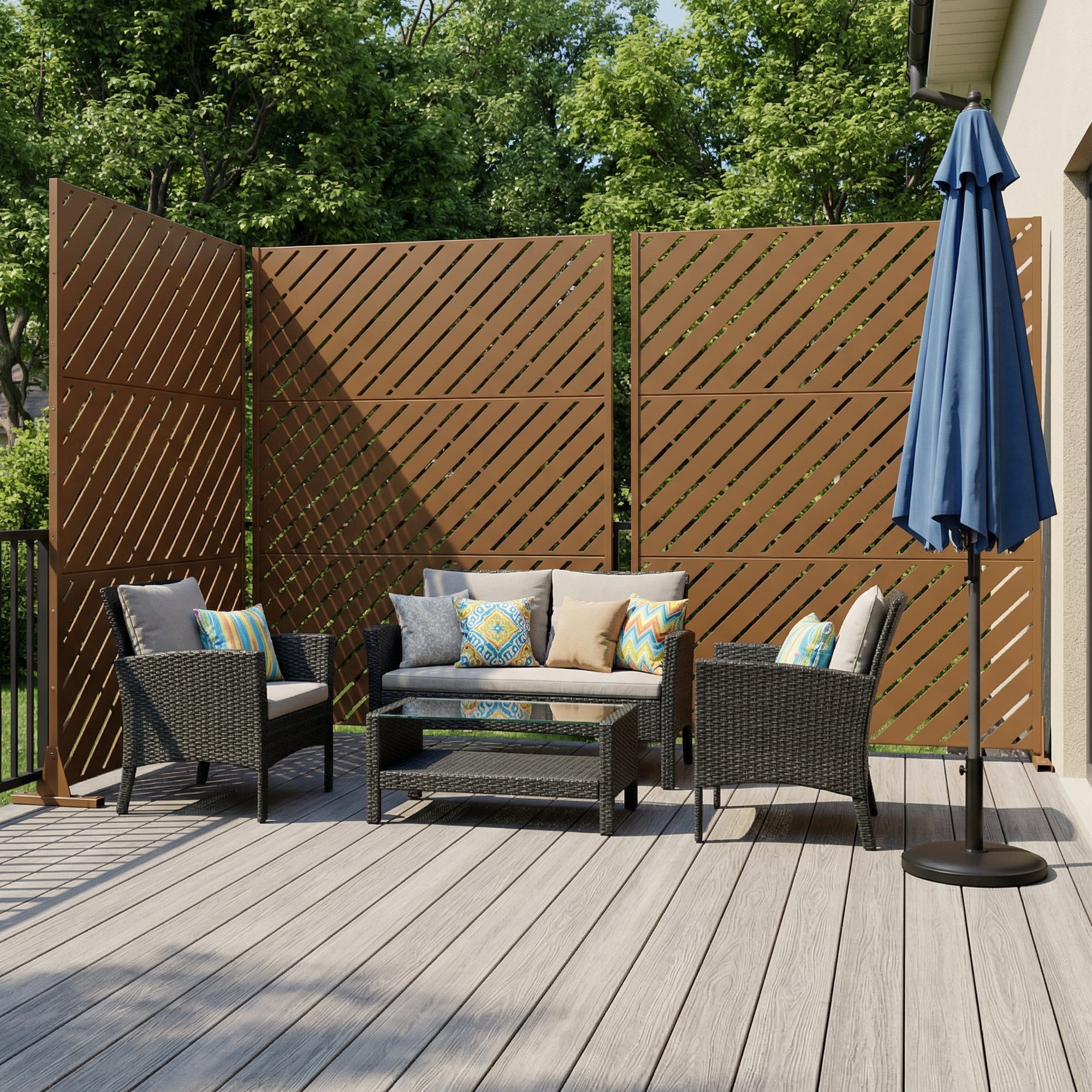 Outdoor Metal Privacy Screen