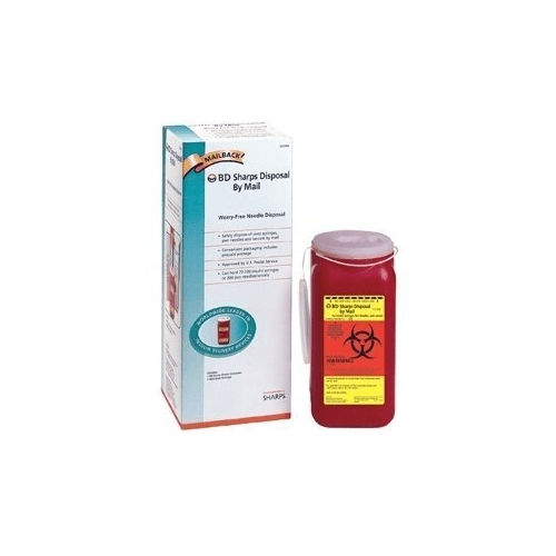 Sharps Disposal by Mail 1.4 Qt - BD 323488
