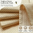 thumbnail image 2 of HEIRLOOM COMFORT Khaki Honeycomb Kitchen Towels 3 Pack, 16x26 Inch, 100% Cotton, Absorbent & Fast Drying, Reusable Dish Towels for Everyday Cleaning, Drying Dishes & All Kitchen Use, 2 of 6