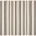 thumbnail image 1 of Safavieh Courtyard Grey Indoor Outdoor Rug - Square 5'3", 1 of 1