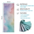 thumbnail image 2 of Soft Pastel Cloudscape Hot Yoga Mat Towel Non Slip for Hot Yoga - Quick-Drying Yoga Mat Cover with 4 Corner Pockets with Travel Bag - Hot Yoga Towel Non Slip Grip Moisture Wicking Sweat 70"x26", 2 of 6