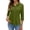 29## Army Green, variant on Polo Shirts for Women 3/4 Length Sleeve Golf Shirts 5-Button Quick Dry Workout Tops Collared for Work Running Tennis,Army Green L