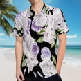 thumbnail image 5 of High Quality Hawaiian Shirts for Men Short Sleeve Aloha Beach Shirt Floral Summer Casual Button Down Shirts Blouses P8UR59, 5 of 7