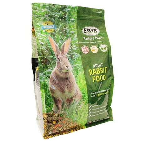 Exotic Nutrition Pasture Plus+ Adult Rabbit Food 10 lb.