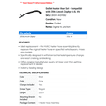 thumbnail image 2 of Outlet Heater Hose Set - Compatible with 2006 Lincoln Zephyr 3.0L V6, 2 of 2