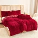 thumbnail image 1 of Juego de 3 fundas nórdicas de felpa multicolor: ropa de cama suave y cálida para dormitorio, habitación de invitados y dormitorio., 1 of 5
