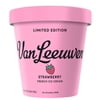 Van Leeuwen Strawberry Flavored French Ice Cream, 2/3 cup (119g), 2.5 servings, 14 oz