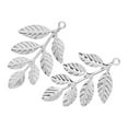 thumbnail image 3 of yuksok 30Pcs/set Filigree Leaf Branches Charms Pendants DIY Making Jewelry Findings, 3 of 9