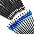 thumbnail image 3 of ALING 20inch Archery Crossbow Bolts Arrows Hunting Practicing Crossbow Arrows,12 Pcs Carbon Crossbow Arrows Accessories, 3 of 3