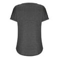 thumbnail image 4 of WIZUTIZ Womens Shirts up to 30% Off Vintage Fluffy Flowy Elegant Tshirt Short Sleeve Basic Sports Solid Blouse Plain V-Neck Fashion Tshirts Tops Retro Summer-Beach T-shirt Comfy Ladies Shirts Tee, 4 of 5