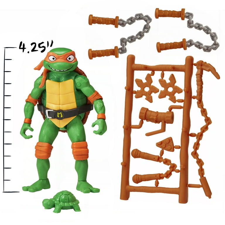 Figurine articulée Les Tortues Ninja Mutant Mayhem - Michelangelo
