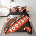 thumbnail image 3 of Erosebridal Football Twin Size Bed In A Bag, 7 Pieces Ball Game Bedding Set With Sheets, Soccer Fans Comforter Set Sport for Kids Boys, 3 of 5