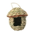thumbnail image 4 of 4xcasa Colgante Para Pájaros, Decoración De Jardín, Cabaña De Hierba Para Pájaros, Pájaros Azules Canarios, Agapornis, 4 of 8