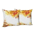 thumbnail image 6 of Ambesonne Autumn Throw Pillow Cover 2 Pack, Abstract Fall Season Tree, 18", Multicolor, 6 of 6