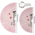 thumbnail image 3 of FMSHPON Valentine's Day Garland Xmas Christmas Tree Skirt Stand Mat for Holiday Party Decoration Indoor Outdoor 48 inches, 3 of 6