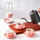 thumbnail image 4 of Tazas de Capuchino Apilables de Porcelana con Platillos y Soporte de Metal, Tazas de Espresso para Café con Leche, Café de Especialidad A, 4 of 5