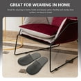 thumbnail image 4 of Shuliwen 10 Pairs Guest Spa Slippers Non-Universal Men's Hotel Sauna Grey, 4 of 10