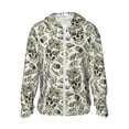 thumbnail image 1 of Fotbe Skull with Cash Chaqueta con Protección Solar UPF 50+ para Hombre y Mujer, Camisa con Capucha y Bolsillos-Small, 1 of 7