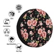 thumbnail image 4 of Naloa Rose Flowers PVC Leather Spare Tire Wheel Cover for Car Truck SUV Camper Trailer Universal Fit many size16 inch, 4 of 6