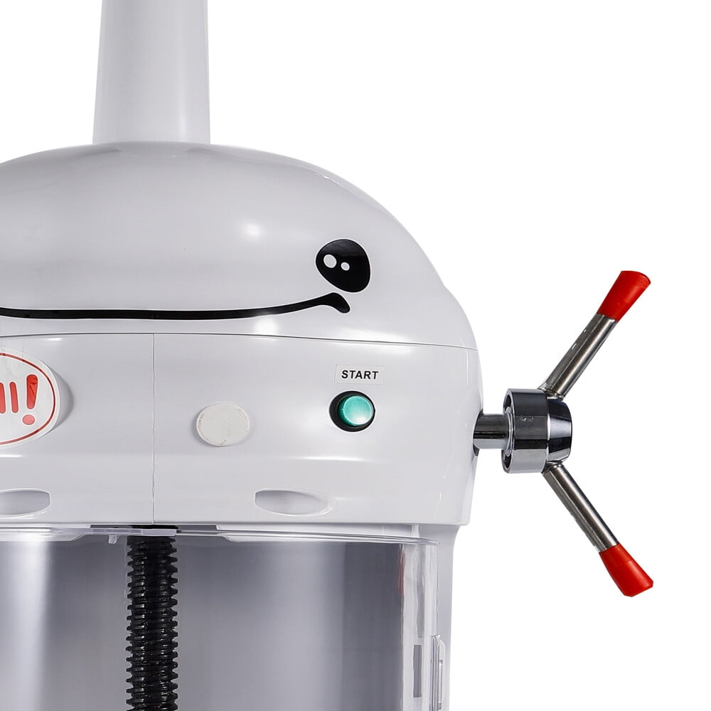 Snow Cone Machine,Commercial Electric Ice Shaver,110V Block Ice Shaver and Snow Cone Maker with Manual Lifting Handle