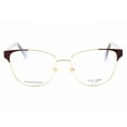 thumbnail image 2 of Kate Spade DOVE/G 0NOA 00 Women's Gold Burgundy Frame Eyeglasses, 2 of 2