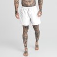 thumbnail image 4 of Pantalones cortos capri de verano para hombre, pantalones de playa holgados de moda, pantalones casuales grandes, pantalones cortos de color sólido (blanco), 4 of 6