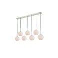 thumbnail image 3 of Living District Baxter 7 Lights Chrome Pendant With Frosted White Glass, 3 of 3