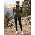 thumbnail image 4 of Zeagoo Fleece Jacket for Women Long Sleeve Lightweight Full Zip Up Coat with Pockets Fall Outwear, 4 of 6