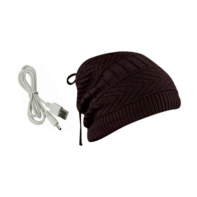 Rechargeable Heated Winter Cap With Adjustable Temperature For Outdoor Sports And Cold Weather Veins Workout Mini Pedal Elastic Bands Leg Cycle While Sitting under Desk Elliptical Exercise Gliders