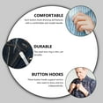 thumbnail image 4 of WHAMVOX 2pcs Dressing Aid Tool Steel White for Special Occasions and Birthdays, 4 of 8