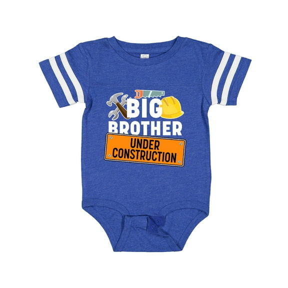 Inktastic Big Brother Under Construction Boys Baby Bodysuit