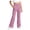 Red, variant on Xyant Girls Crossover Flare Pants Kids High Waisted Bootcut Leggings Full Length Bell Bottoms,Size 7-8 Years