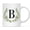 Letter B, variant on 11oz. Ceramic Coffee Tea Mug Gift, Garden Green Monogram Initial Letter W, 1-Pack, for Her, Birthday Christmas Ideas, Mom, Daughter, Family, Friend Bridesmaids, Coworker, Includes Gift Box